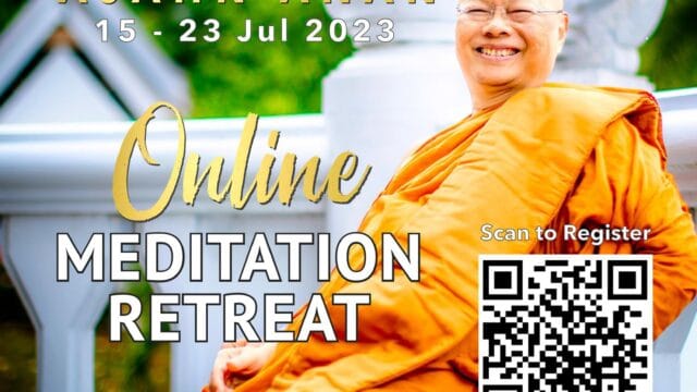Meditation retreat (streaming online session from Thailand)