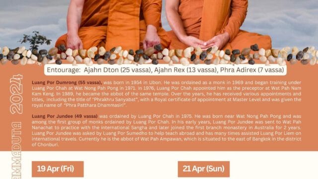Luang Por Dumrong & Luang Por Jundee Dhammaduta