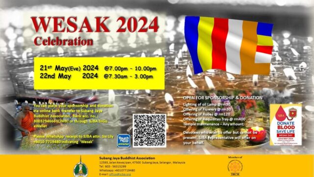 Wesak Eve at Subang Jaya Buddhist Temple (Malaysia)