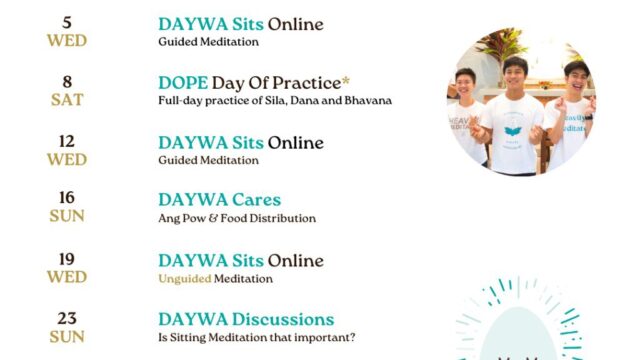 DAYWA Sits (Online and In-Person Meditation)