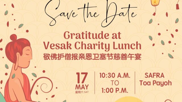 Gratitude at Vesak Charity Lunch